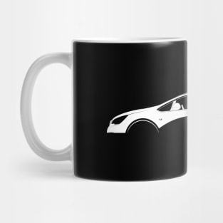 Opel Cascada Silhouette Mug